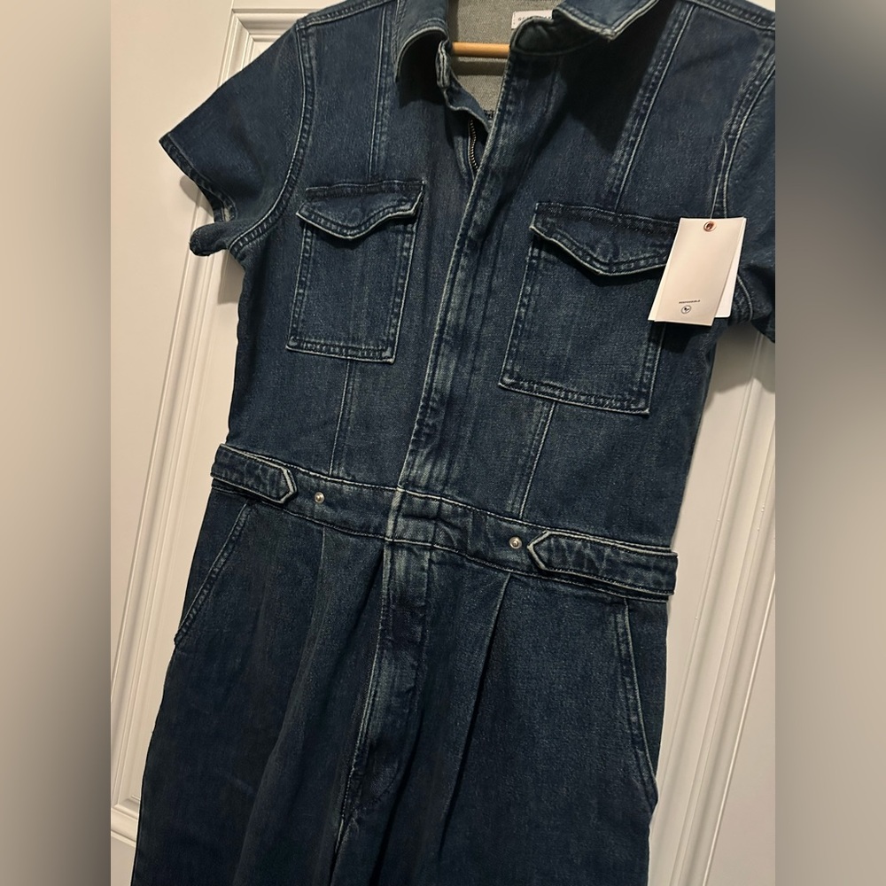 NWT Good American Fit for Success Pleated Jumpsuit - Picture 8 of 13